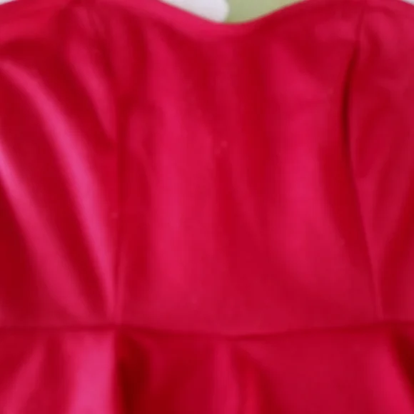 Red strapless mini dress - Picture 2 of 7